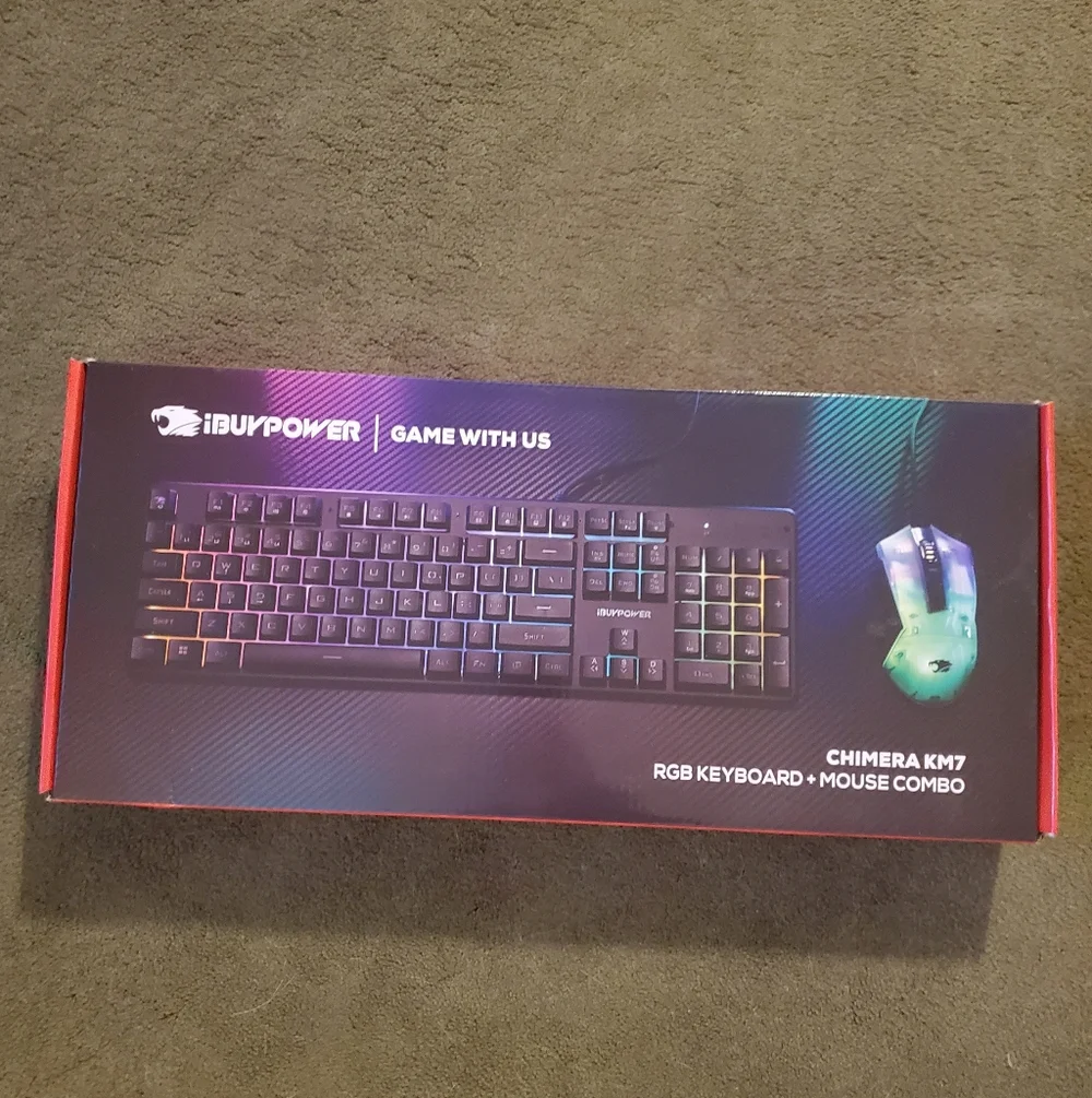 iBUYPOWER Chimera KM7 RGB Keyboard Mouse Combo